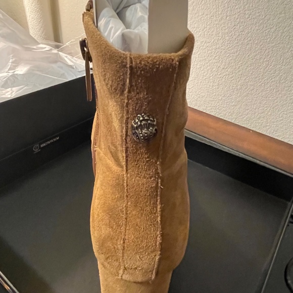 BRAND NEW - Kurt Geiger - Suede Camel Langley ankle boots - Picture 5 of 10